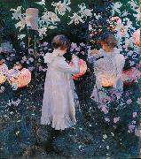 John Singer Sargent Carnation Lily Lily Rose USA oil painting artist